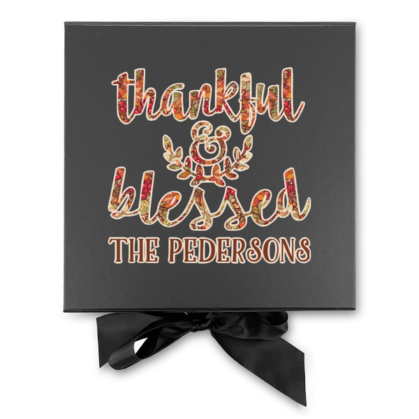 Thankful & Blessed Gift Boxes with Magnetic Lid - Black - Approval