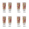 Thankful & Blessed Glass Shot Glass - 2 oz - Set of 4 - APPROVAL