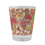 Thankful & Blessed Glass Shot Glass - 1.5 oz - Set of 4 (Personalized)