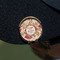 Thankful & Blessed Golf Ball Marker Hat Clip - Gold - On Hat