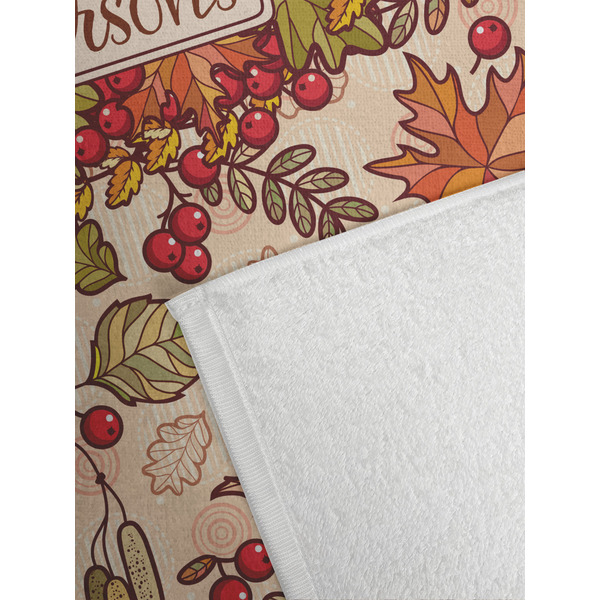 Thankful & Blessed Golf Towel - Detail