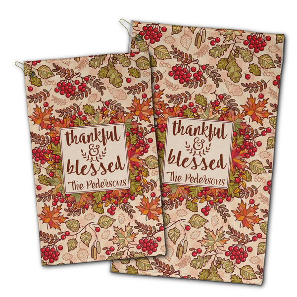 Thankful & Blessed Golf Towel - PARENT (small and large)