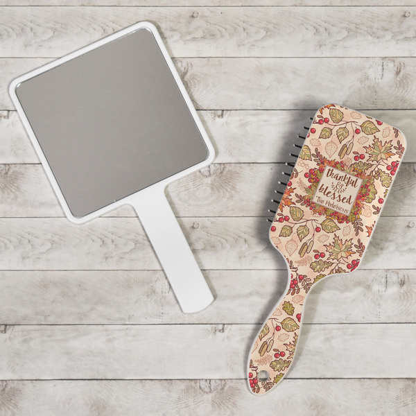 Thankful & Blessed Hair Brush - In Context