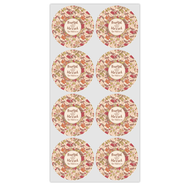 Thankful & Blessed Icing Circle - Medium - Set of 8