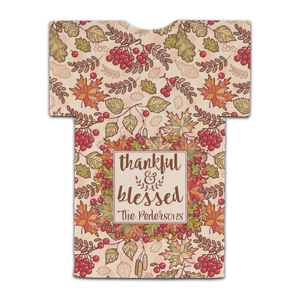 Thankful & Blessed Jersey Bottle Cooler - BACK (flat)