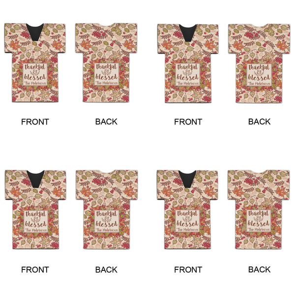 Thankful & Blessed Jersey Bottle Cooler - Set of 4 - APPROVAL