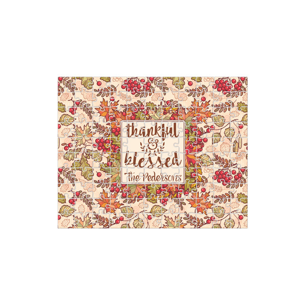 Custom Thankful & Blessed 110 pc Jigsaw Puzzle (Personalized)