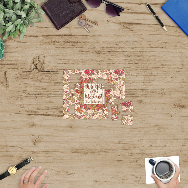 Thankful & Blessed Jigsaw Puzzle 110 Piece - In Context