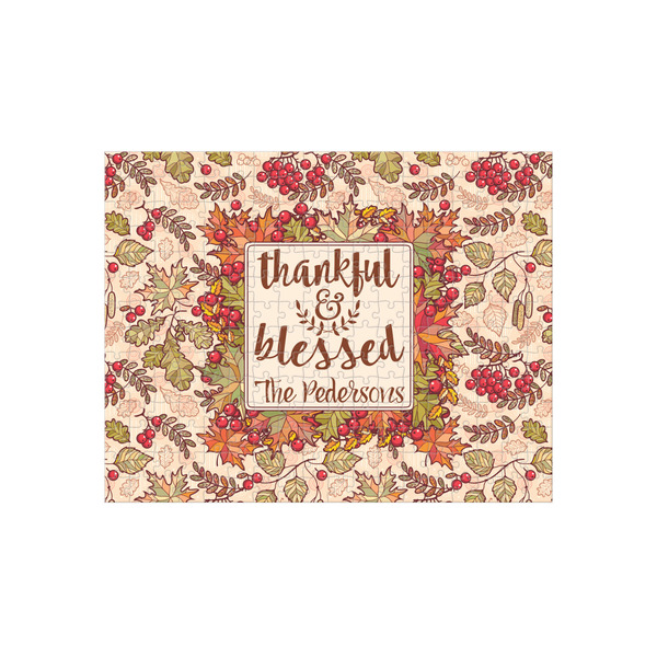 Custom Thankful & Blessed 252 pc Jigsaw Puzzle (Personalized)