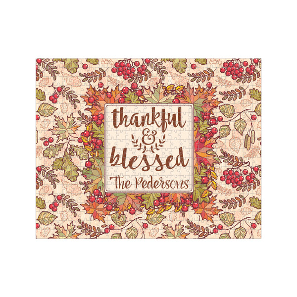 Custom Thankful & Blessed 500 pc Jigsaw Puzzle (Personalized)