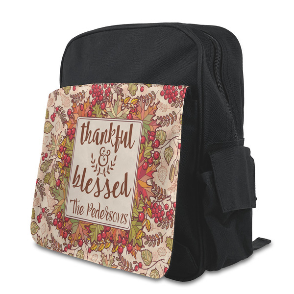 Custom Thankful & Blessed Preschool Backpack (Personalized)