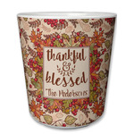 Thankful & Blessed Plastic Tumbler 6oz (Personalized)