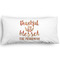 Thankful & Blessed Pillow Case - King - Graphic (Personalized)