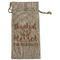 Thankful & Blessed Large Burlap Gift Bags - Front