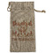 Thankful & Blessed Large Burlap Gift Bag - Front (Personalized)