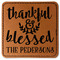 Thankful & Blessed Leatherette Patches - Square