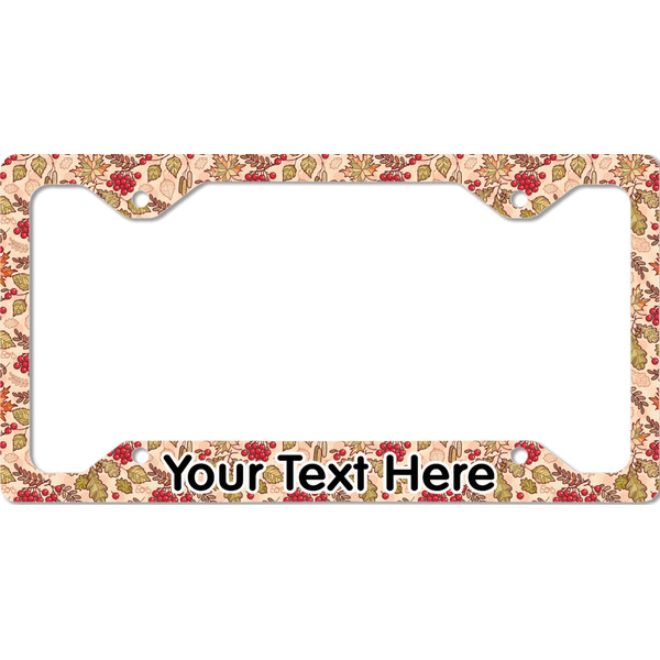 Custom Thankful & Blessed License Plate Frame - Style C (Personalized)