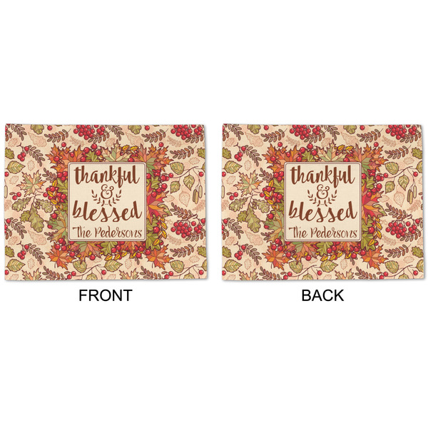 Thankful & Blessed Linen Placemat - APPROVAL (double sided)