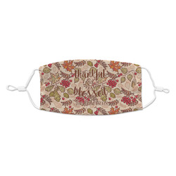 Thankful & Blessed Kid's Cloth Face Mask (Personalized)