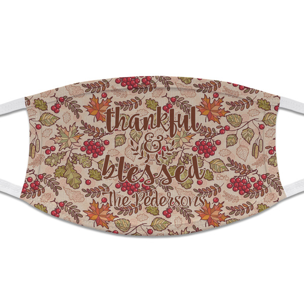 Custom Thankful & Blessed Cloth Face Mask (T-Shirt Fabric) (Personalized)