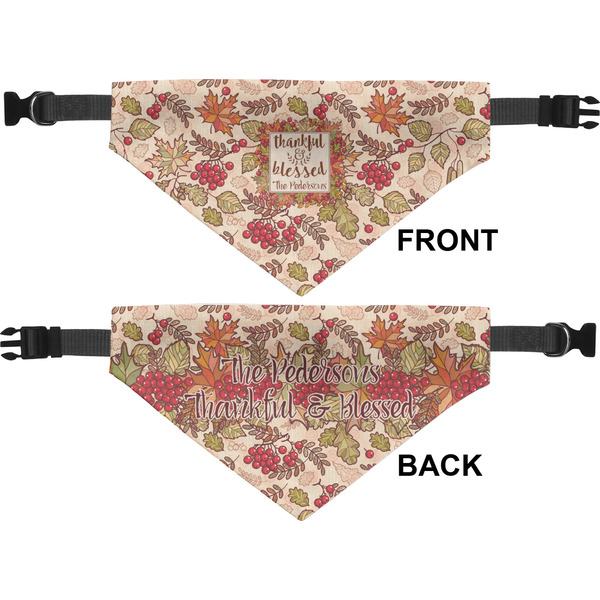 Thankful & Blessed Medium Dog Bandana Approval