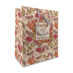Thankful & Blessed Medium Gift Bag (Personalized)