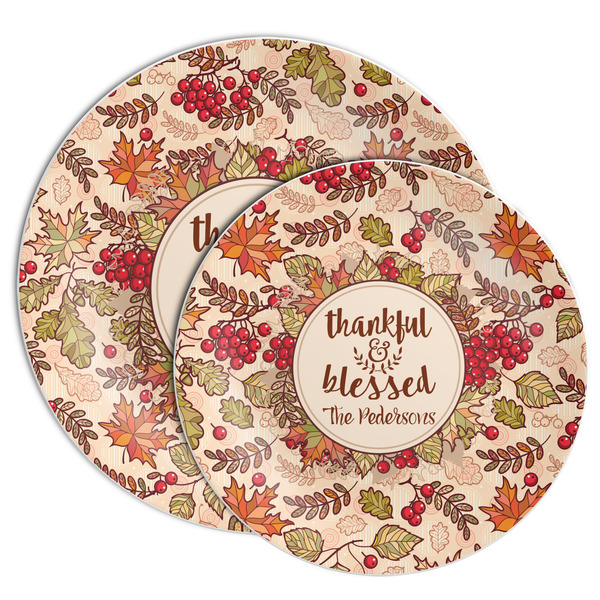 Thankful & Blessed Melamine Plates - PARENT/MAIN