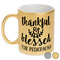 Thankful & Blessed Metallic Mugs