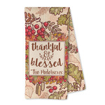Thankful & Blessed Kitchen Towel - Microfiber (Personalized)