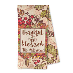 Thankful & Blessed Kitchen Towel - Microfiber (Personalized)
