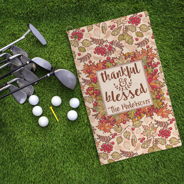 Thankful & Blessed Microfiber Golf Towels - LIFESTYLE