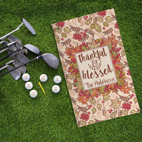 Thankful & Blessed Microfiber Golf Towels - LIFESTYLE