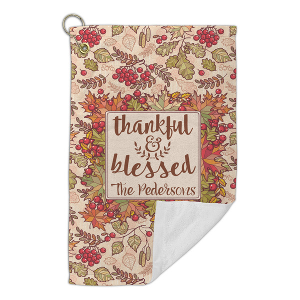 Thankful & Blessed Microfiber Golf Towels Small - FRONT FOLDED