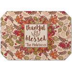 Thankful & Blessed Dining Table Mat - Octagon (Single-Sided) w/ Name or Text