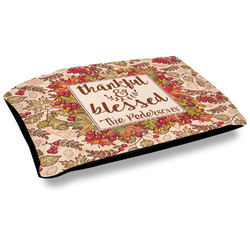 Thankful & Blessed Outdoor Dog Bed - Large (Personalized)