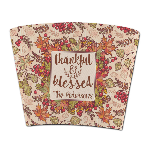 Custom Thankful & Blessed Party Cup Sleeve - without bottom (Personalized)