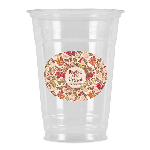 Custom Thankful & Blessed Party Cups - 16oz (Personalized)