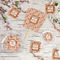 Thankful & Blessed Party Supplies Combination Image - All items - Plates, Coasters, Fans