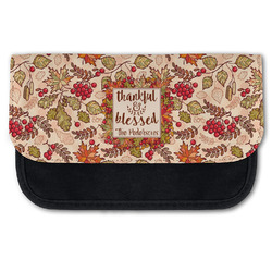 Thankful & Blessed Canvas Pencil Case w/ Name or Text