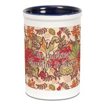 Thankful & Blessed Ceramic Pencil Holders - Blue