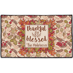 Thankful & Blessed Door Mat - 60"x36" (Personalized)