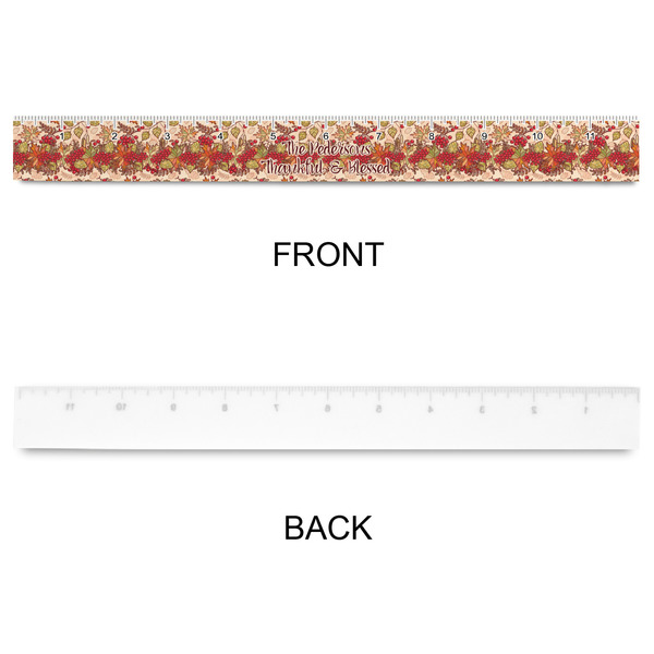 Thankful & Blessed Plastic Ruler - 12" - APPROVAL