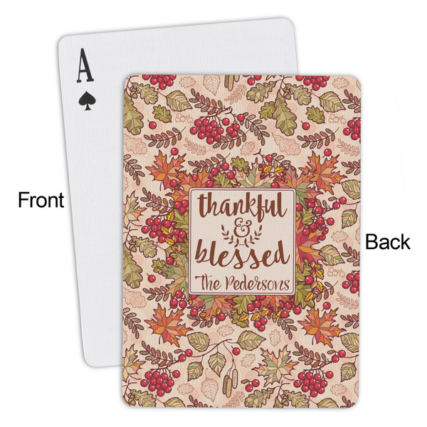 Thankful & Blessed Playing Cards - Approval