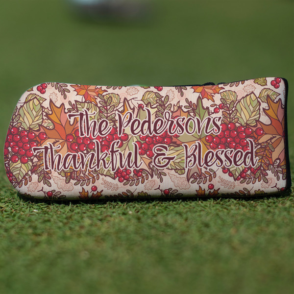 Custom Thankful & Blessed Blade Putter Cover (Personalized)