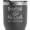 Thankful & Blessed RTIC Tumbler - Black - Close Up