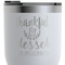 Thankful & Blessed RTIC Tumbler - White - Close Up