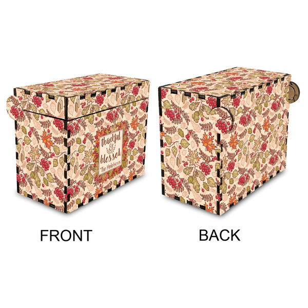 Thankful & Blessed Recipe Box - Full Color - Approval