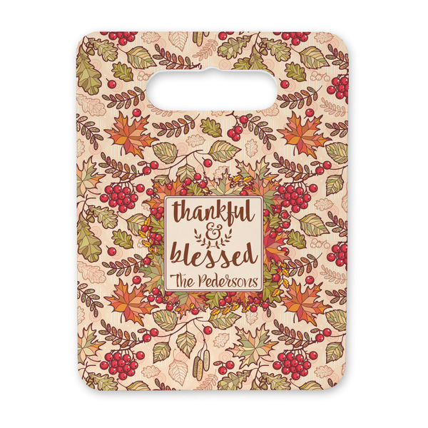 Custom Thankful & Blessed Rectangular Trivet with Handle (Personalized)