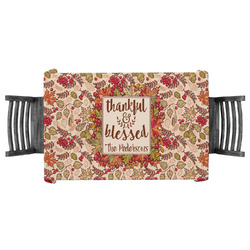 Thankful & Blessed Tablecloth - 58"x58" (Personalized)