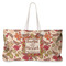 Thankful & Blessed Large Rope Tote Bag - Front View